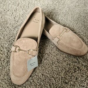 A New Day Beige Suede Loafers